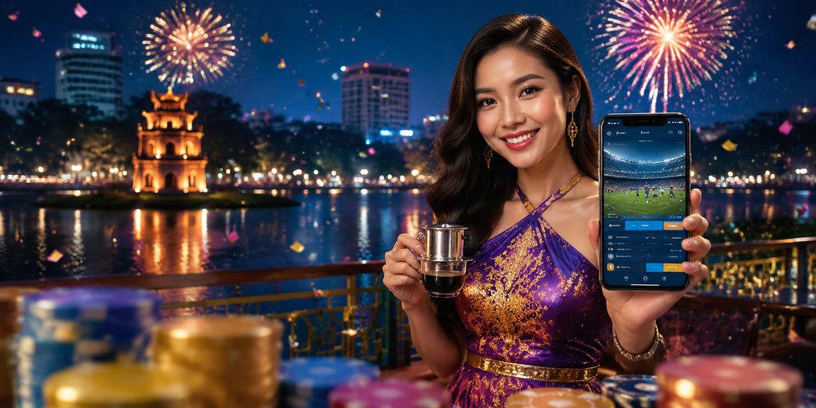 Người hâm mộ bóng đá Hà Nội xem cá cược thể thao bên ly cà phê buổi sáng