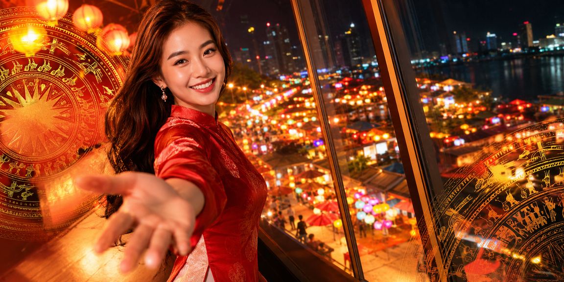 Cảnh cá cược và giải trí sôi động tại chợ đêm Nha Trang về đêm