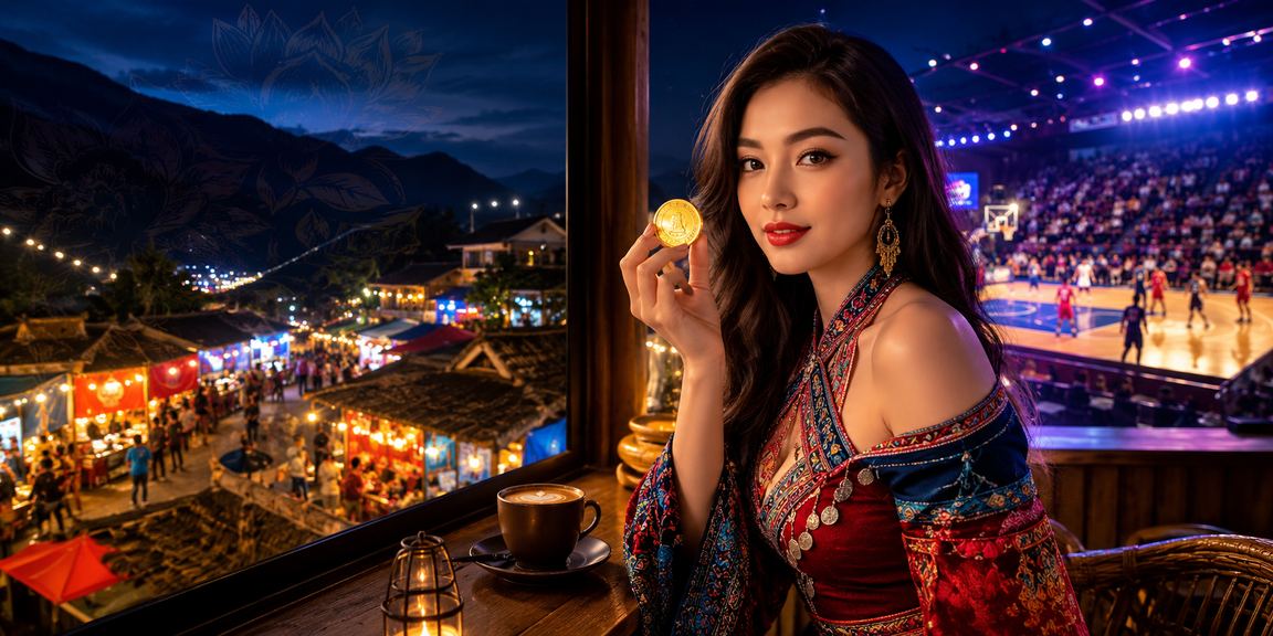 Người dùng vùng cao Sapa theo dõi bóng rổ và đặt cược thể thao bên tách cà phê